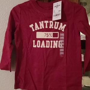 Osh kosh long sleeve graphic t